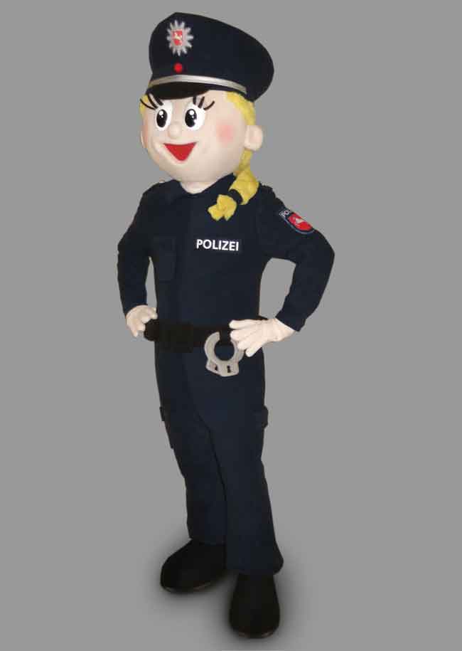 Laufkostüm Polizeimaskottchen Niedersachsen