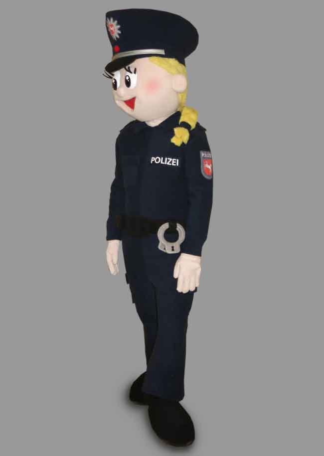 Laufkostüm Polizeimaskottchen Niedersachsen