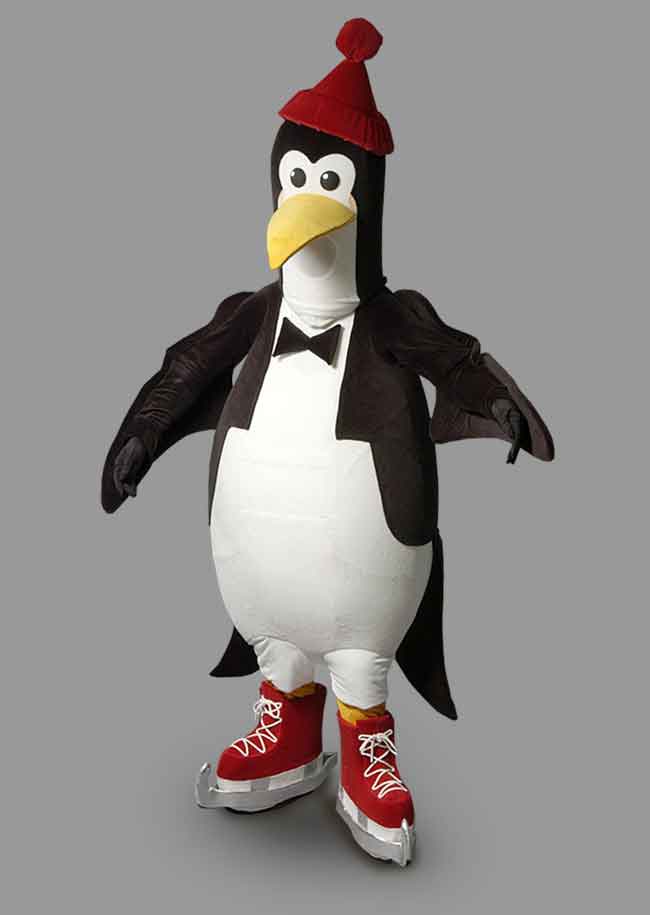 Maskottchen-Kostüm Pinguin