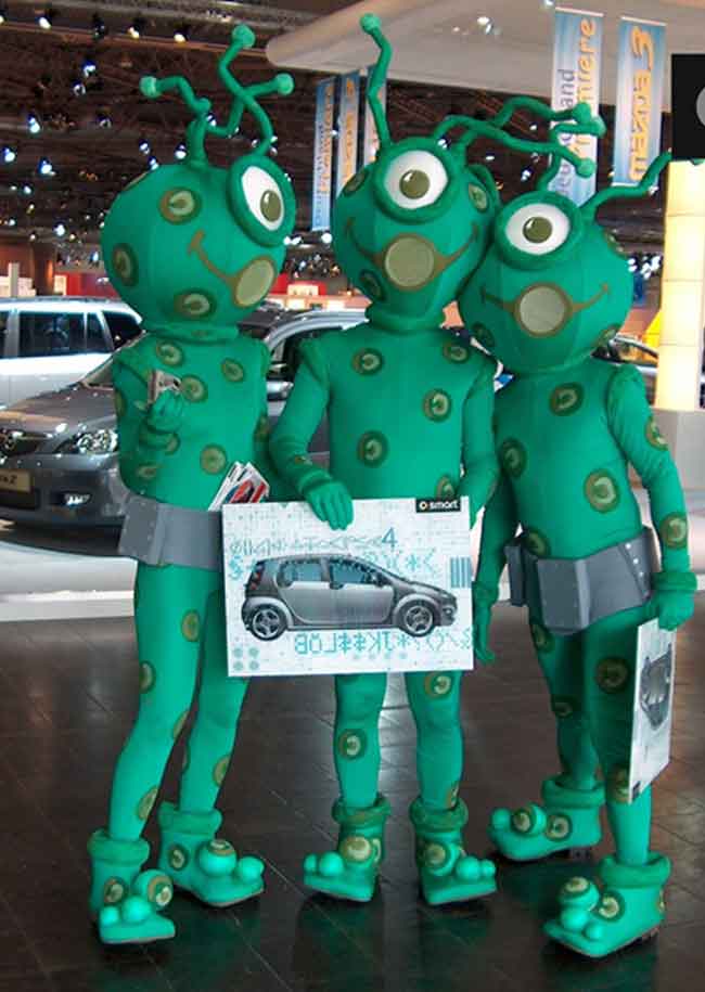 Promotionkostüme Smart Aliens