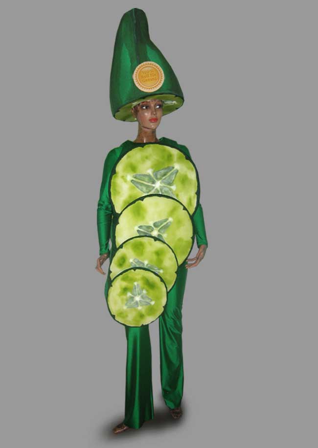 Walking-Ac-Kostüm Gemüse Gurkes